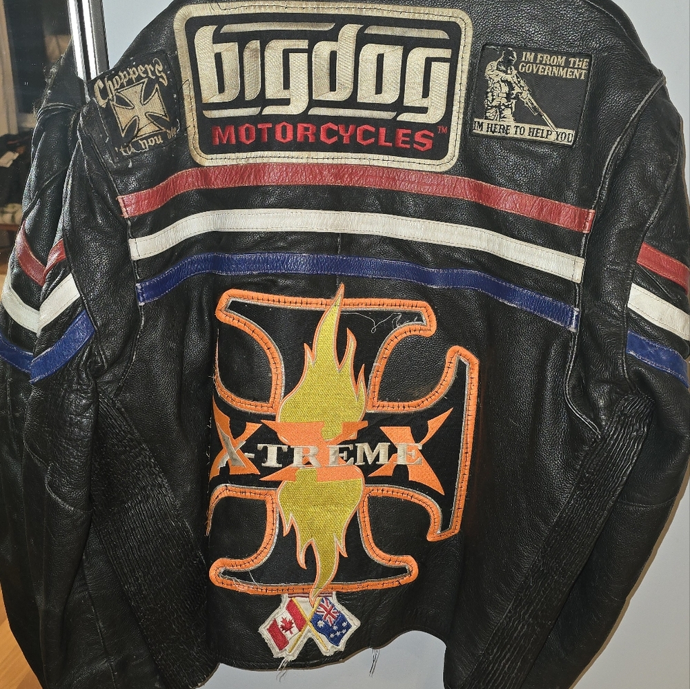 Hot Leathers Vintage Jacket Big Dog Motorcycles